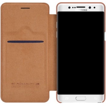 Nillkin qin dėklas rudas (Samsung galaxy note 7 telefonui)